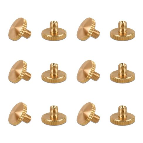12PCS A0141229 Brass Lyre Holder Screws for Yamaha Alto Saxophone Trumpet Cornet Tuba - Compatible with A0141220 Finger Ring Holder Replacement Parts in Kuwait