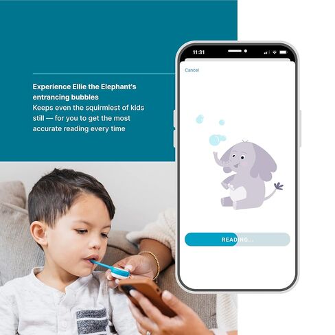 حزمة الرعاية المنزلية من كينسا - موازين الحرارة الرقمية لقراءات الحمى عن طريق الفم والمستقيم والإبط والأذن والحمى بدون لمس in Kuwait