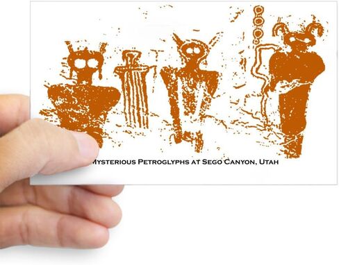 CafePress Sego Canyon Utah Rectangle Bumper Sticker Car Decal in Kuwait