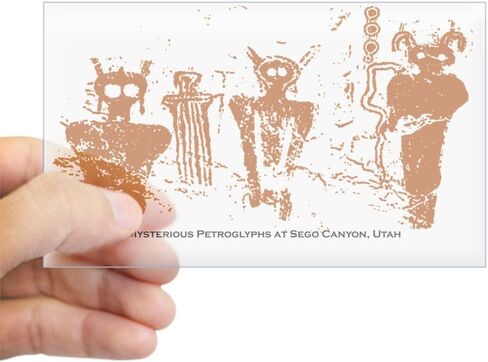 CafePress Sego Canyon Utah Rectangle Bumper Sticker Car Decal in Kuwait