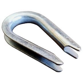 Zinc Plated Steel Thimbles for 3/32" to 1/8" Steel Aircraft Cable (25 Pieces) in Kuwait