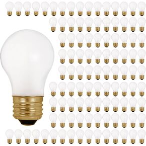 OHLECTRIC A15 Incandescent Bulbs 40 Watt (8-Pack) Small Bulb, Frosted Light Bulbs, Dimmable Bulb, 2700k Warm White, E26 Medium Base, 2500 Hours, 280 lumens, 130 Volts - Pack of 8 Bulbs in Kuwait