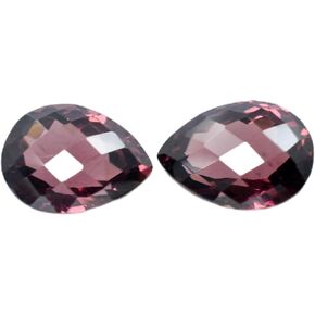 Sapphire 22.30 Ct Natural Loose Gemstone CERTIFIED Padparadscha Pear Cut Pair in Kuwait