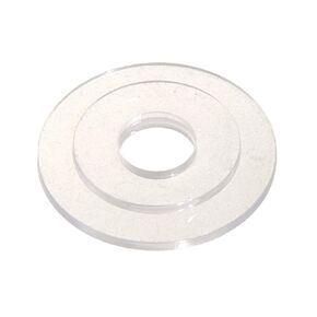B&P Lamp® Clear Plastic Washer for Crystal Fixtures in Saudi Arabia