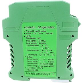 24VDC الطاقة التناظرية 4-20mA محول إشارات المعزل 0-10 فولت إشارة عزل إشارة المعزل (0-10 فولت إلى 4-20mA) in Kuwait