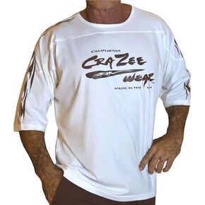 Crazee Wear ¾ Sleeve, Athletic Cut, Relaxed Fit Logo in Saudi Arabia