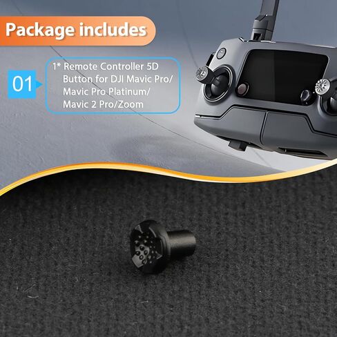 Remote Controller 5D Button Cap for DJI Mavic Pro Thumb Button Joystick Key Spare Parts for Mavic Pro Platinum/Mavic 2 Pro/Zoom Drone Accessories Parts with Repair Tools（1PCS ） in Kuwait