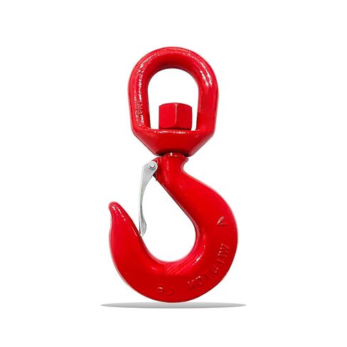 5 Ton Swivel Hook, Heavy Duty Lifting Hook with Safety Latch, 360° Rotating Crane Swivel Lifting Eye Hook, Universal G80 Swivel Chain Hooks for Lifting Chains, 11000 lbs Capacity in Kuwait