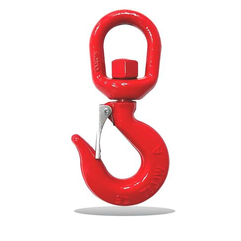 5 Ton Swivel Hook, Heavy Duty Lifting Hook with Safety Latch, 360° Rotating Crane Swivel Lifting Eye Hook, Universal G80 Swivel Chain Hooks for Lifting Chains, 11000 lbs Capacity in Kuwait