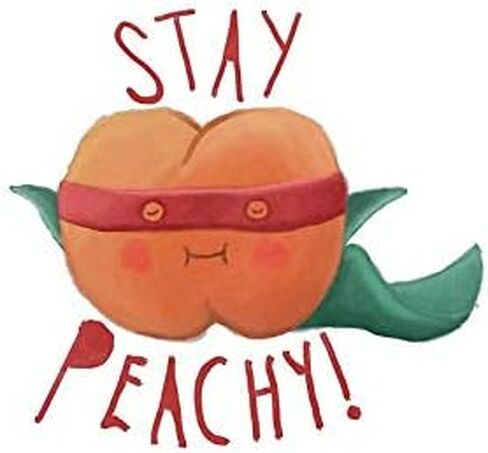 ملصق ممتص الصدمات من الفينيل المغناطيسي للسيارة Magnet Stay Peachy مقاس 5 بوصة × 4 بوصة in Kuwait