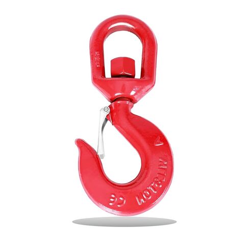 5 Ton Swivel Hook, Heavy Duty Lifting Hook with Safety Latch, 360° Rotating Crane Swivel Lifting Eye Hook, Universal G80 Swivel Chain Hooks for Lifting Chains, 11000 lbs Capacity in Kuwait