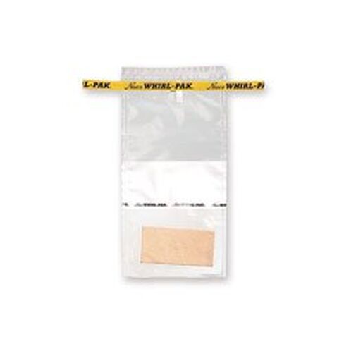 حقيبة أخذ عينات الأسطح البيئية من Nasco Whirl-Pak Speci-Sponge B01245WA، مقاس 23 سم طولًا × 11.5 سم عرضًا، سعة 532 مل (صندوق مكون من 100 قطعة) in Kuwait