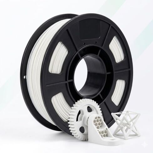 3D Printer PETG Filament 1.75mm 250g, High Precision, Strong Toughness, Wiring Tightness, Dimensional Accuracy +/- 0.03mm, Gray Transparent in Kuwait