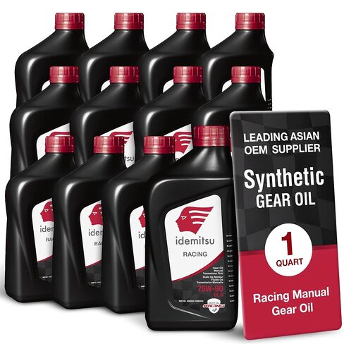 Idemitsu Full Synthetic Racing 75W-90 Gear Oil – 1 Quart, Pack of 2 | High-Performance Gearbox Oil for Extreme Conditions in Kuwait