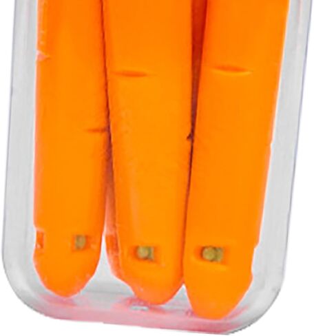 5Pcs Food Sealing Clamp, Carrot Shape Reusable Snack Bag Clips with Magnet Storage Box for Kitchen Home in Kuwait