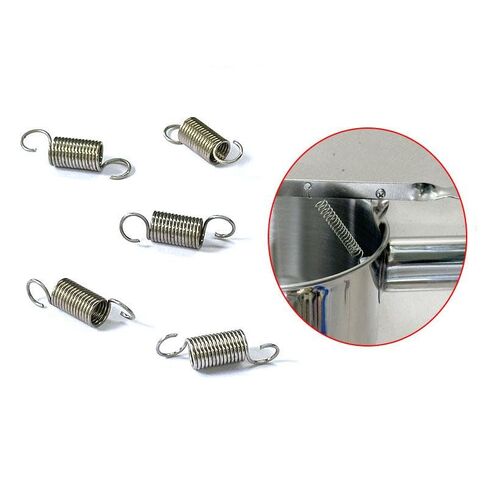 Extension Springs, 5PCS Kitchen Accessories Golden Funnel Stainless Steel Tension Spring in Kuwait