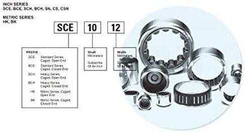 TMP1105 SCE1010 محمل ذو بكرات إبرية تحمل محامل الكأس المسحوبة B1010 BA1010Z SCE 1010 15.8820.6415.88 ملم in Kuwait
