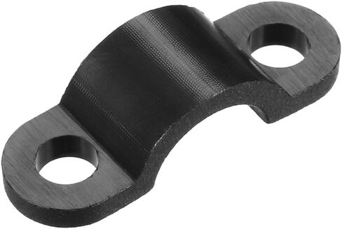 uxcell 100pcs Nylon Cable Clamp Wire Tube Fastener Fixing Clip Curve Black in Kuwait