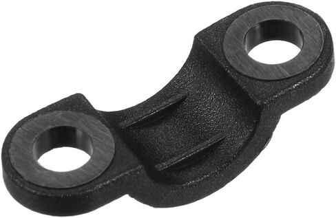 uxcell 100pcs Nylon Cable Clamp Wire Tube Fastener Fixing Clip Curve Black in Kuwait