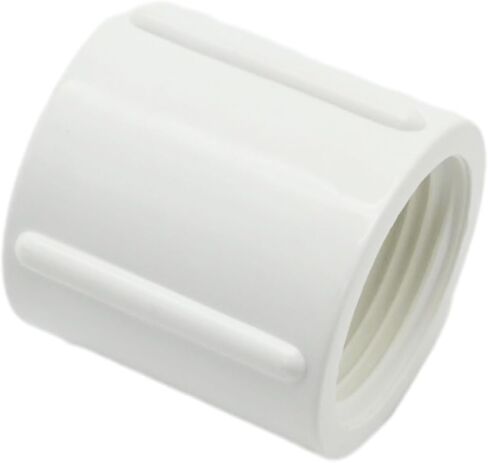 10Pcs 3/4 Inch Female to Female Threaded Coupling Connector, PVC Pipe Fitting White 3/4" Coupling Adapter, for Outdoor Applications Cold Water Supply Lines in Kuwait