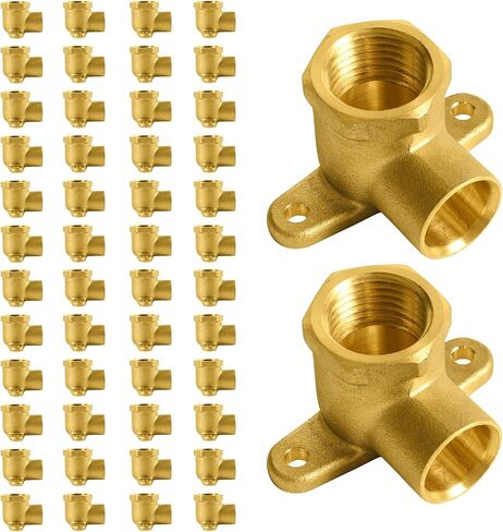5 عبوات من EFIELD 1/2"FPT x 1/2" مرفقي أذن نحاسية 90 درجة لتوصيل أنابيب النحاس in Kuwait