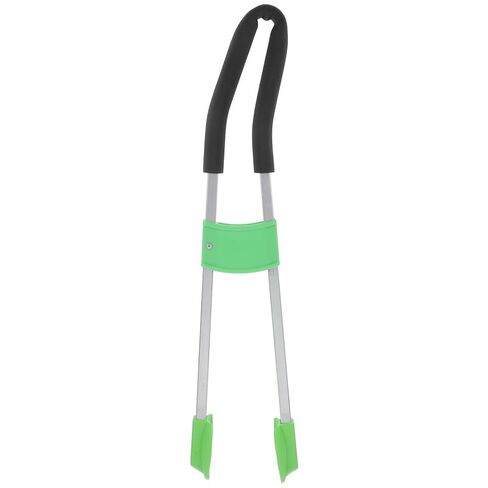 Aluminum Alloy Trash Grabber Long Handle Sanitation Tool with Dual Rod Clamp Portable Garbage Picker for Outdoor Waste Collection in Kuwait