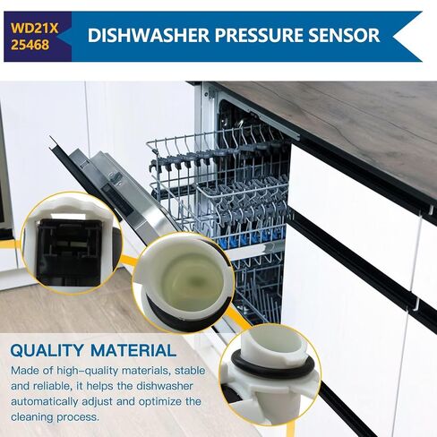 استبدال مستشعر ضغط غسالة الأطباق WD21X25468 AP6976524 مناسب لغسالة أطباق GE الناتج المحلي الإجمالي630PGR7BB الناتج المحلي الإجمالي630PYR7FS الناتج المحلي الإجمالي630PMR7ES GDT630PYR7FS GDT630PMR7ES in Kuwait