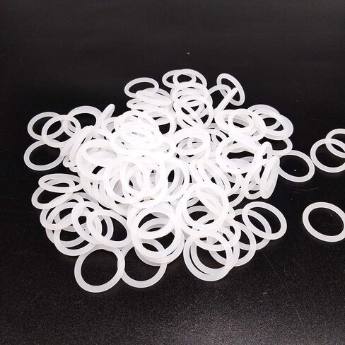 Qty 100 8mm OD 6mm ID 1mm Dia Food Grade Silicone Rubber Seal O-Ring in Kuwait