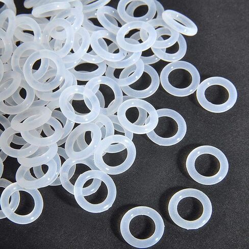 Qty 100 8mm OD 6mm ID 1mm Dia Food Grade Silicone Rubber Seal O-Ring in Kuwait