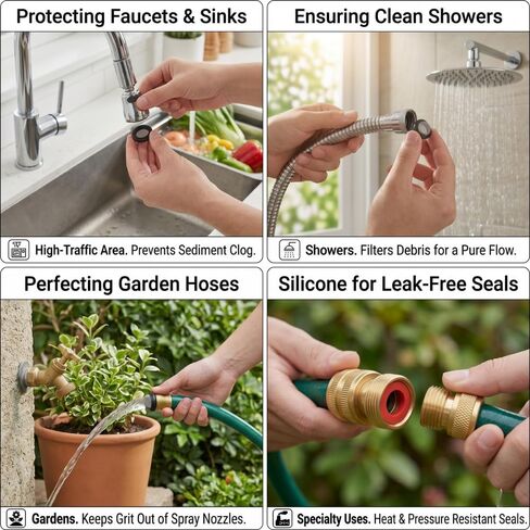 Gadgetime USA 705PCS Washer & O-Ring Assortment Kit, 32 Sizes – 2-in-1 Leak-Proof Rubber Seal Set for Faucet, Garden Hose, Spigot, Pressure Washer & Home Plumbing Repair in Kuwait