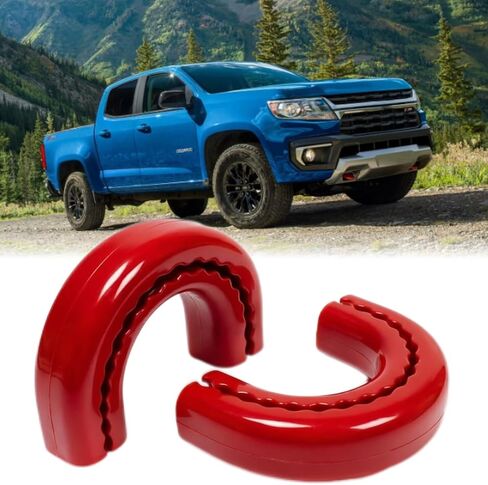 Custom Tow Hook Covers Fit for 2015-2026 Chevy Colorado Trailboss & 2015-2022 GMC Canyon（Not Fit 2023-2026 Colorado Z71 ZR2）,Tow Hitch Cover Compatible with Colorado Trailboss/Canyon Accessories (Red) in Saudi Arabia