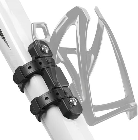 Bike Water Bottle Cage Mount, Black | Silicone Rubber, Road Mountain Bicycle, Frame Size 22-55mm, Cycling Accessory in Kuwait