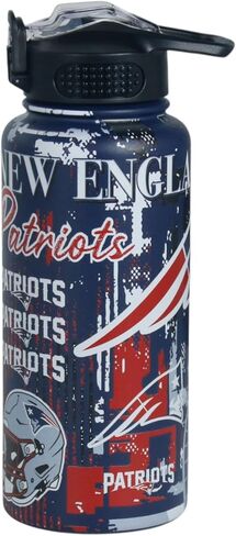 NFL ProPress Homefield Mashup 32oz Stainless Steel Water Bottle, Press Top Lid in Saudi Arabia