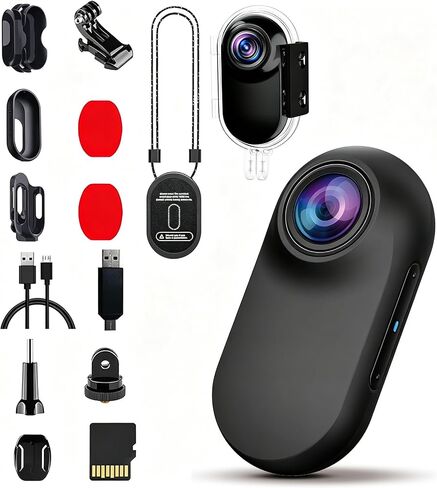 كاميرات الجسم المصغرة XILECAM1080P مع كاميرات جسم خوذة بطاقات بطاقات 32 جيجابايت مع ملحقات صوتية ومرئية متعددة الوظائف in Kuwait