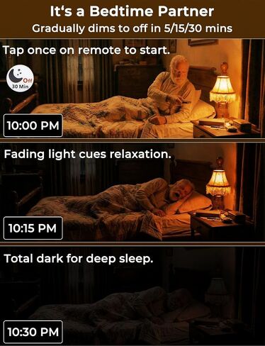 LED Sleep Amber Light Bulbs with Remote Control, 1600K E26 Circadian Light Bulb A15, 5W(40W Equivalent) for Sleep Therapy, Baby Nursery, Bedroom (4 Packs) in Kuwait