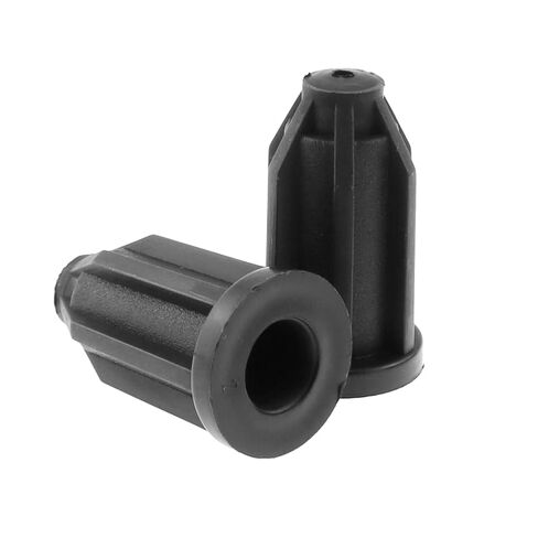 12PCS Black Plastic Caster Sleeve Round Insert ID 11.5mm Industrial Material Handling Product in Kuwait