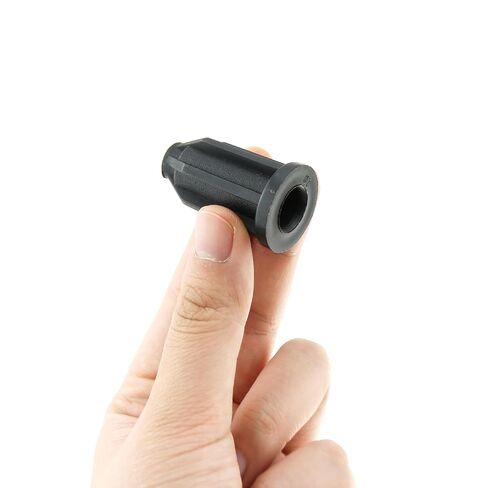 12PCS Black Plastic Caster Sleeve Round Insert ID 11.5mm Industrial Material Handling Product in Kuwait