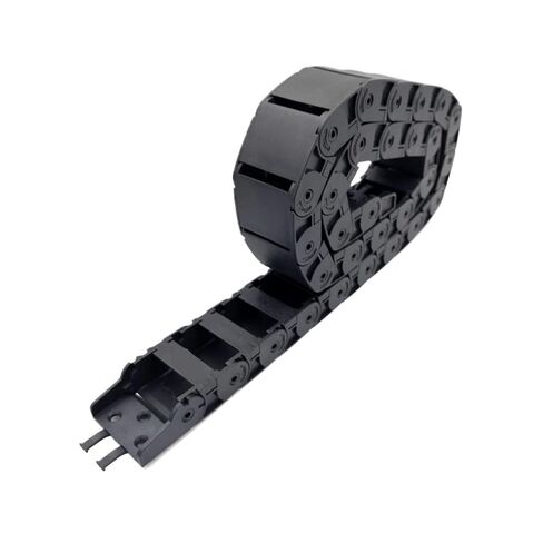 Bridge-Type Opening and Closing Drag Chain 1 Meter 18x37mm Wire Drag Chain Semi-Enclosed Interior Opening CNC Router Machine Tools(38mm) in Kuwait