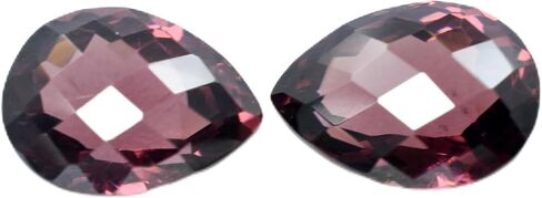 ياقوت 22.30 قيراط أحجار كريمة طبيعية مفكوكة زوج من قطع الكمثرى Padparadscha in Kuwait