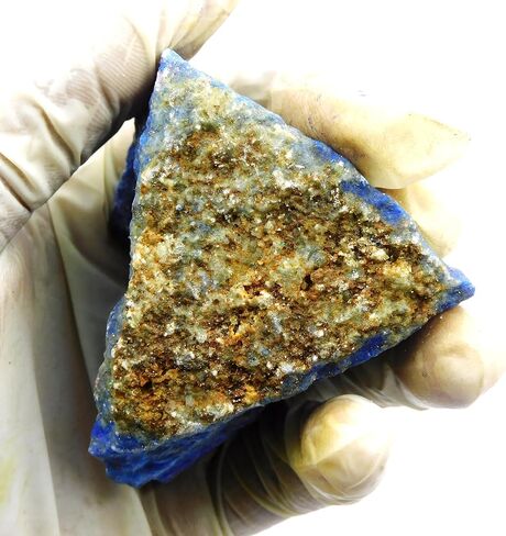 Lapis Lazuli Blue 663.85 Ct Uncut Raw Rough Natural CERTIFIED Loose Gemstone in Kuwait