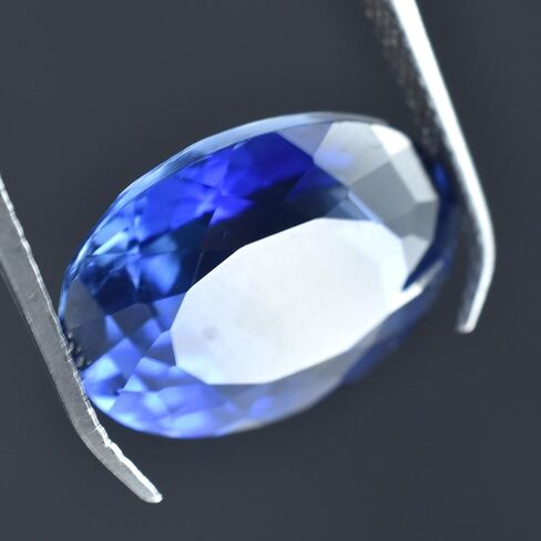 Natural Blue Tanzanite Oval Cut 10.50 Ct Ring Size Loose Gemstone CERTIFIED in Kuwait