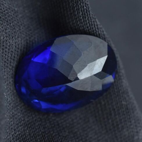 Natural Blue Tanzanite Oval Cut 10.50 Ct Ring Size Loose Gemstone CERTIFIED in Kuwait