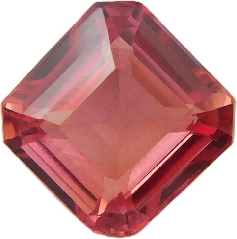7.95 Ct Square Cut Natural Sapphire Orange CERTIFIED Ring Size Loose Gemstone in Kuwait