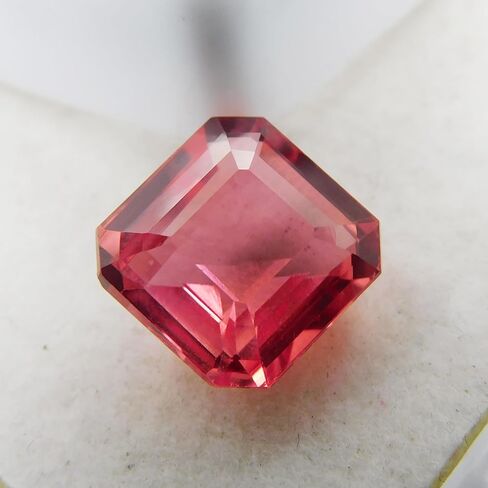 7.95 Ct Square Cut Natural Sapphire Orange CERTIFIED Ring Size Loose Gemstone in Kuwait