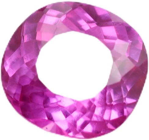 Natural 5.5 Ct Pink Ruby Square Cushion Cut CERTIFIED Ring Size Loose Gemstone-W in Kuwait