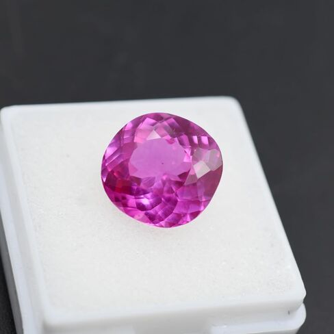 Natural 5.5 Ct Pink Ruby Square Cushion Cut CERTIFIED Ring Size Loose Gemstone-W in Kuwait