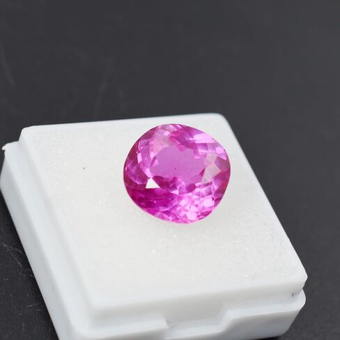 Natural 5.5 Ct Pink Ruby Square Cushion Cut CERTIFIED Ring Size Loose Gemstone-W in Kuwait