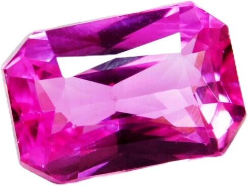 8.36 Ct A+ NATURAL Sapphire PINK Emerald Ring Size Loose Gemstone CERTIFIED in Kuwait