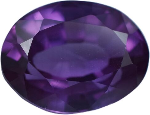 6.80 Ct Ring Size Natural Purple Tanzanite Oval Cut CERTIFIED Flawless Gemstone in Kuwait