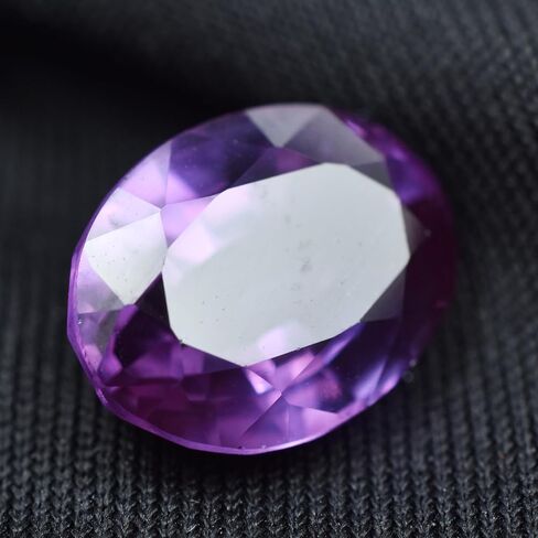 6.80 Ct Ring Size Natural Purple Tanzanite Oval Cut CERTIFIED Flawless Gemstone in Kuwait